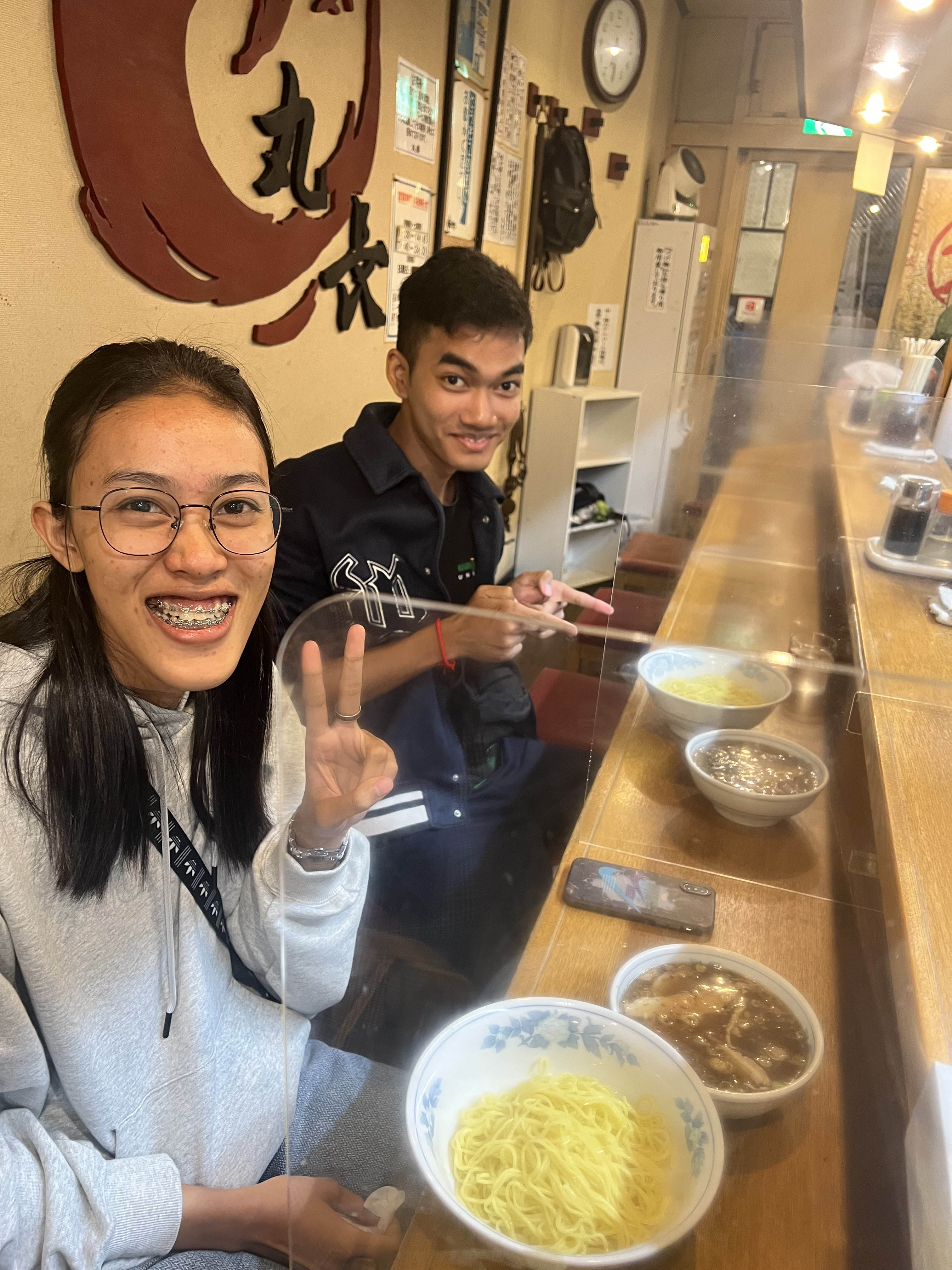 Participants experiencing local cuisine